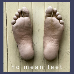 Men's Tee No Mean Feet Design